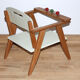 Chaise de poupée en bois vintage