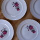 6 small vintage plates Orchies Moulin des Wolves