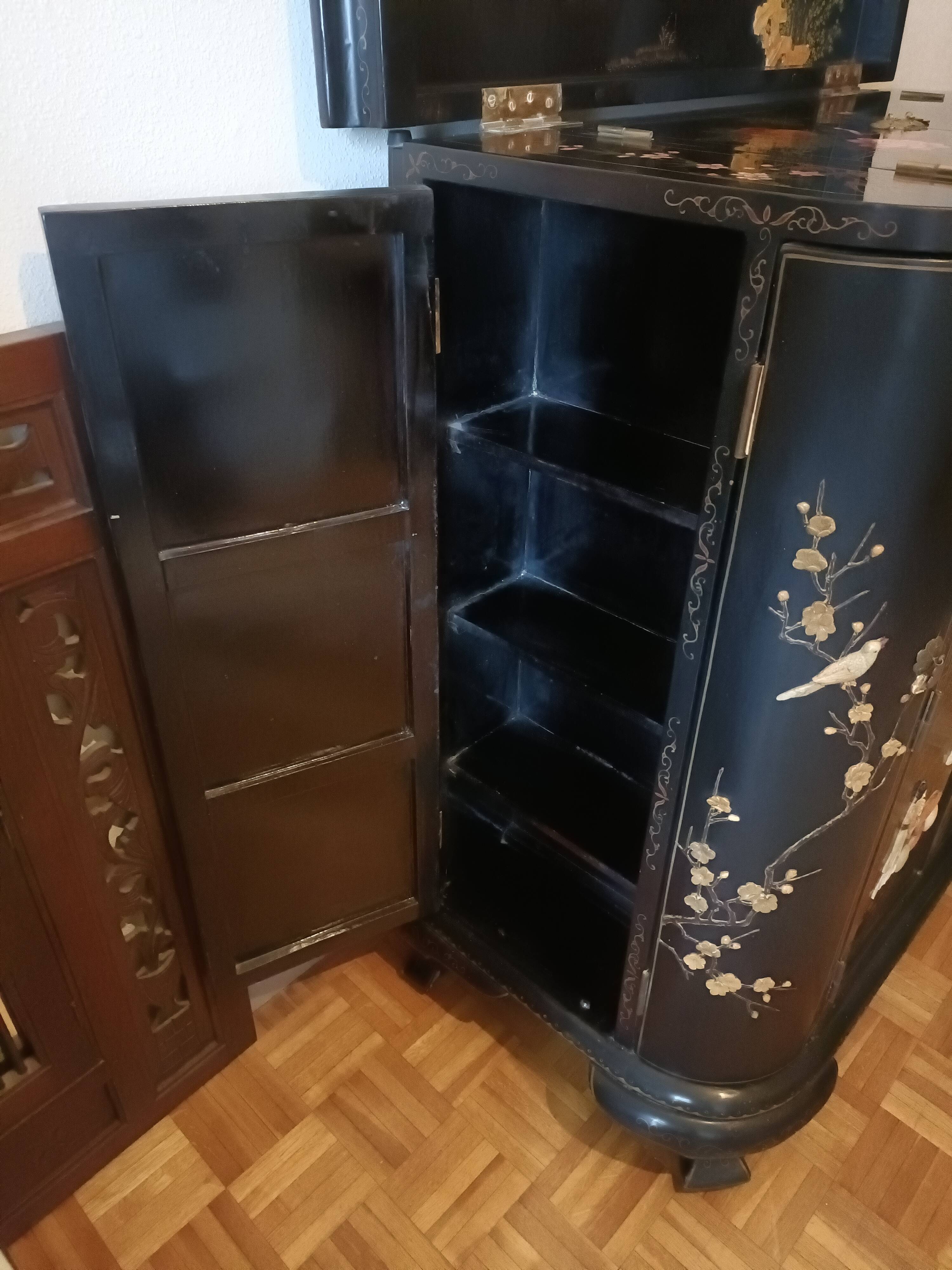 Meuble bar chinois