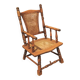 Fauteuil en bois et cannage pour enfant