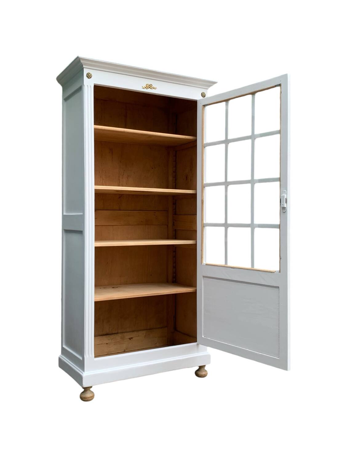 Antique Parisian glass cabinet H150