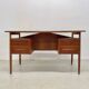 Teak Desk By Gunner Nielsen For Tibergaard