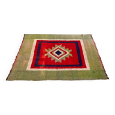 Large Vintage Scandinavian Wool Rug (156x210 cm) – 70s Style