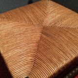 Fauteuil d’angle en paille