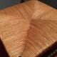 Fauteuil d’angle en paille