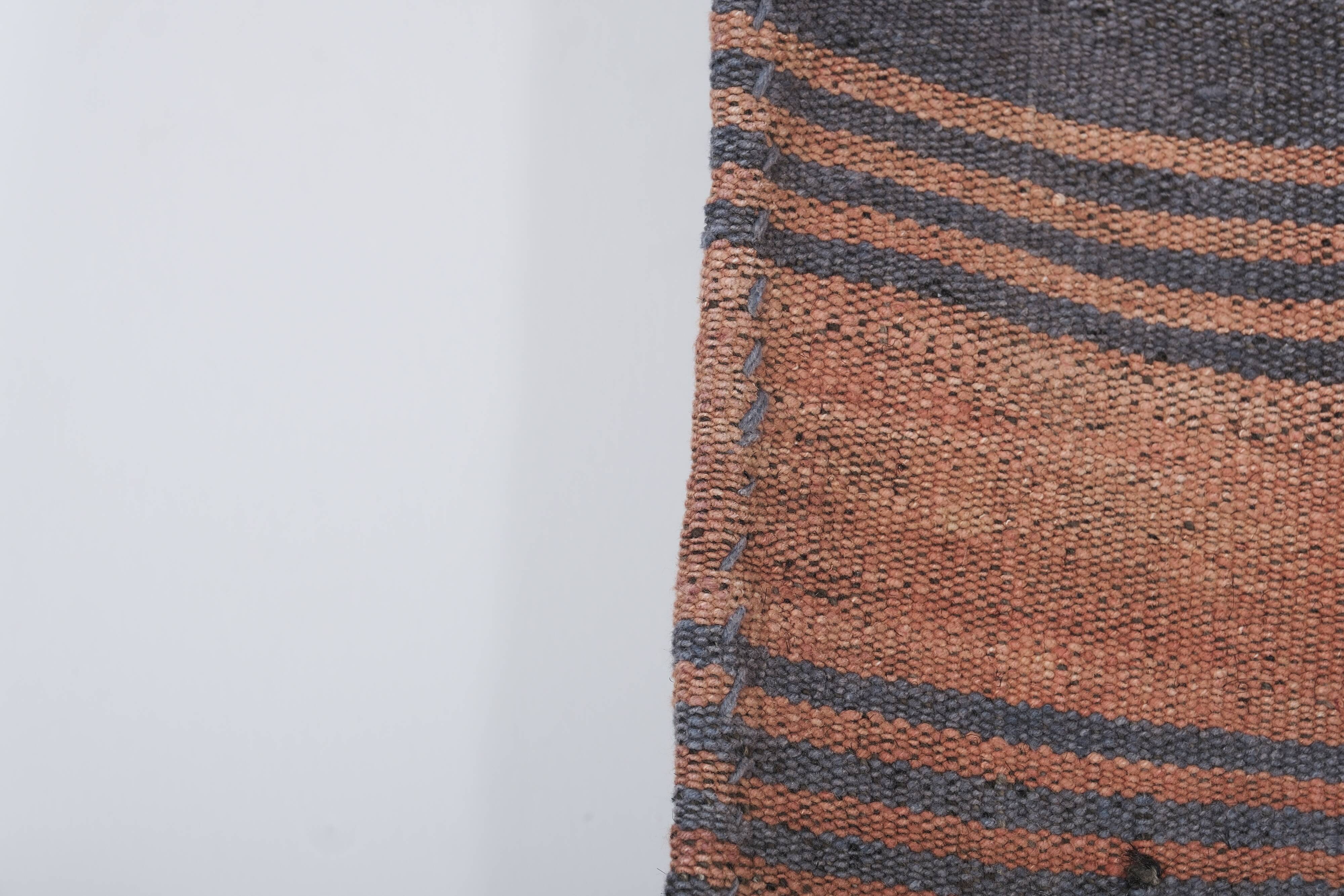 Vintage Turkish Oushak Handwoven Rug 120x286 cm