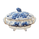 Delft earthenware covered dish