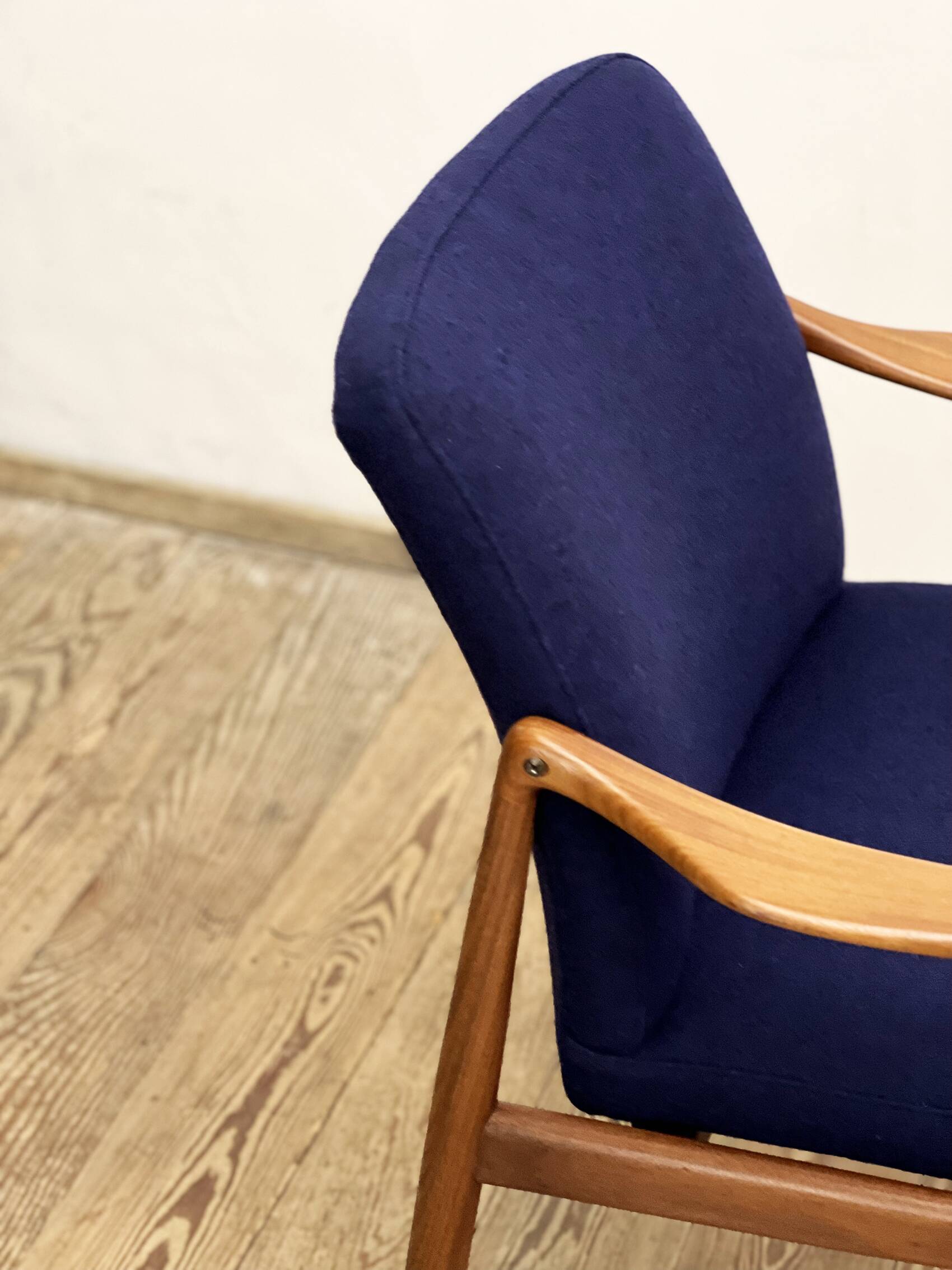 Two Mid-Century Modern Teak Armchairs by Hartmut Lohmeyer for Wilkhahn, 1950s