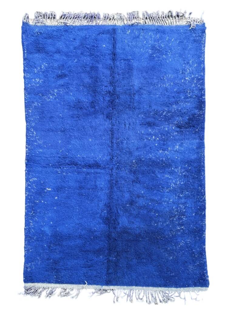 Jardin Majorelle – blue Berber wool rug 240cm x 162cm