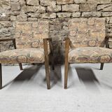 Pair of vintage 1970s armchairs