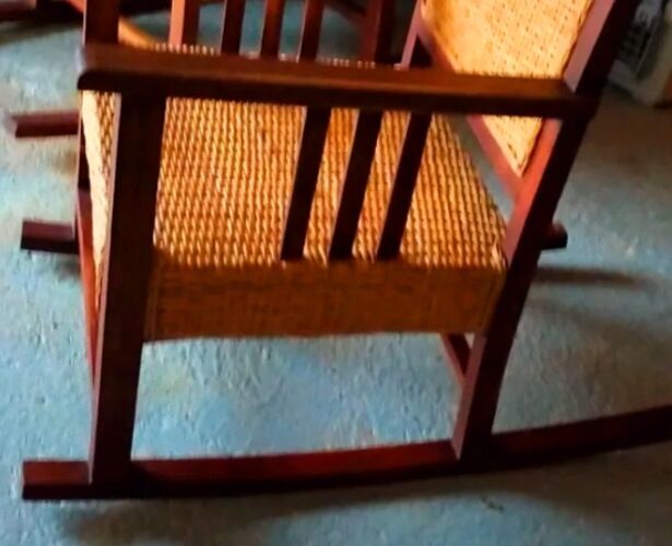 2 fauteuils rocking chairs