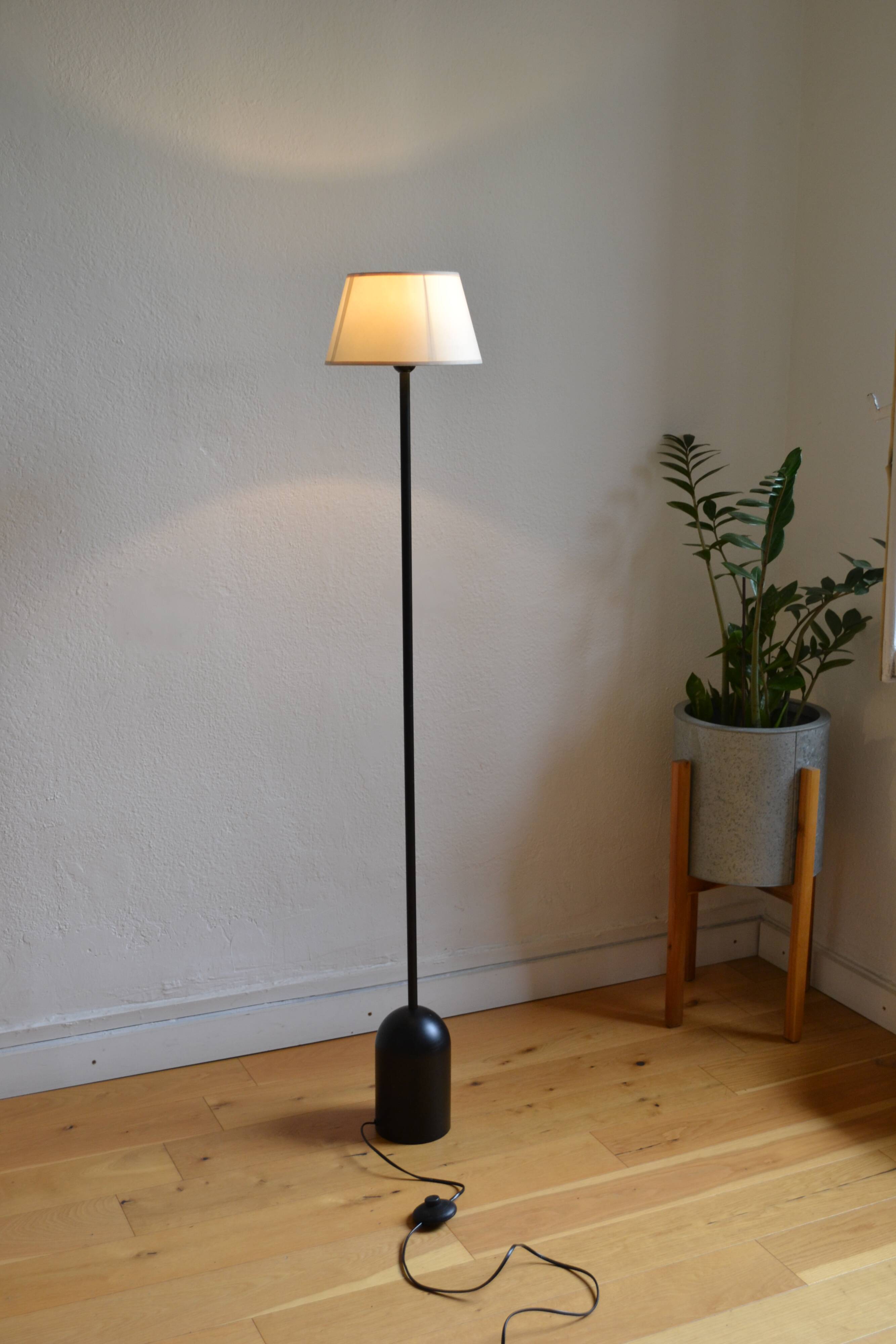 Vintage postmodernist reading floor lamp 1980