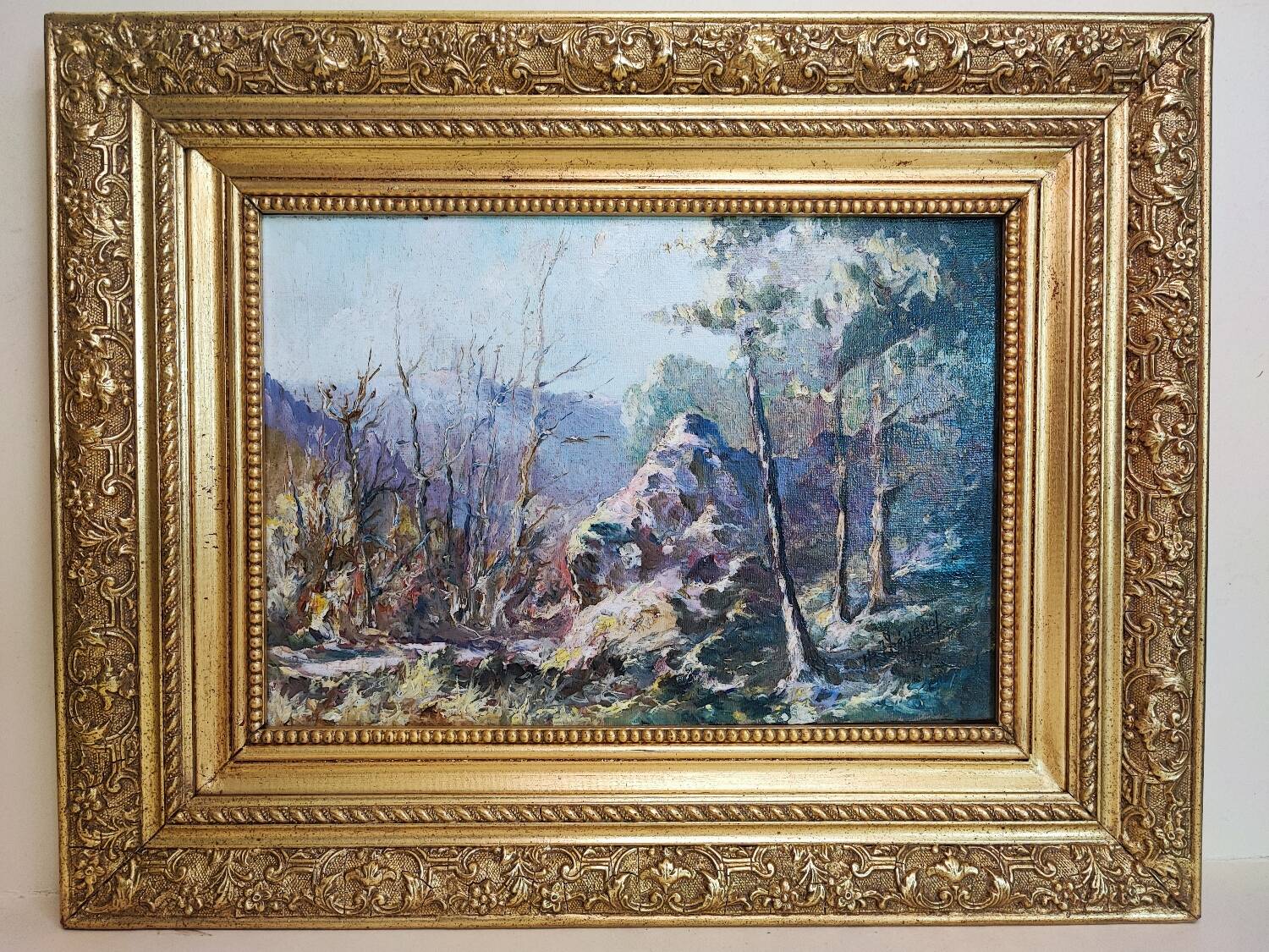 Peinture à l'huile - H. Thévenot