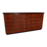 Classeur de magasin vintage des années 1950