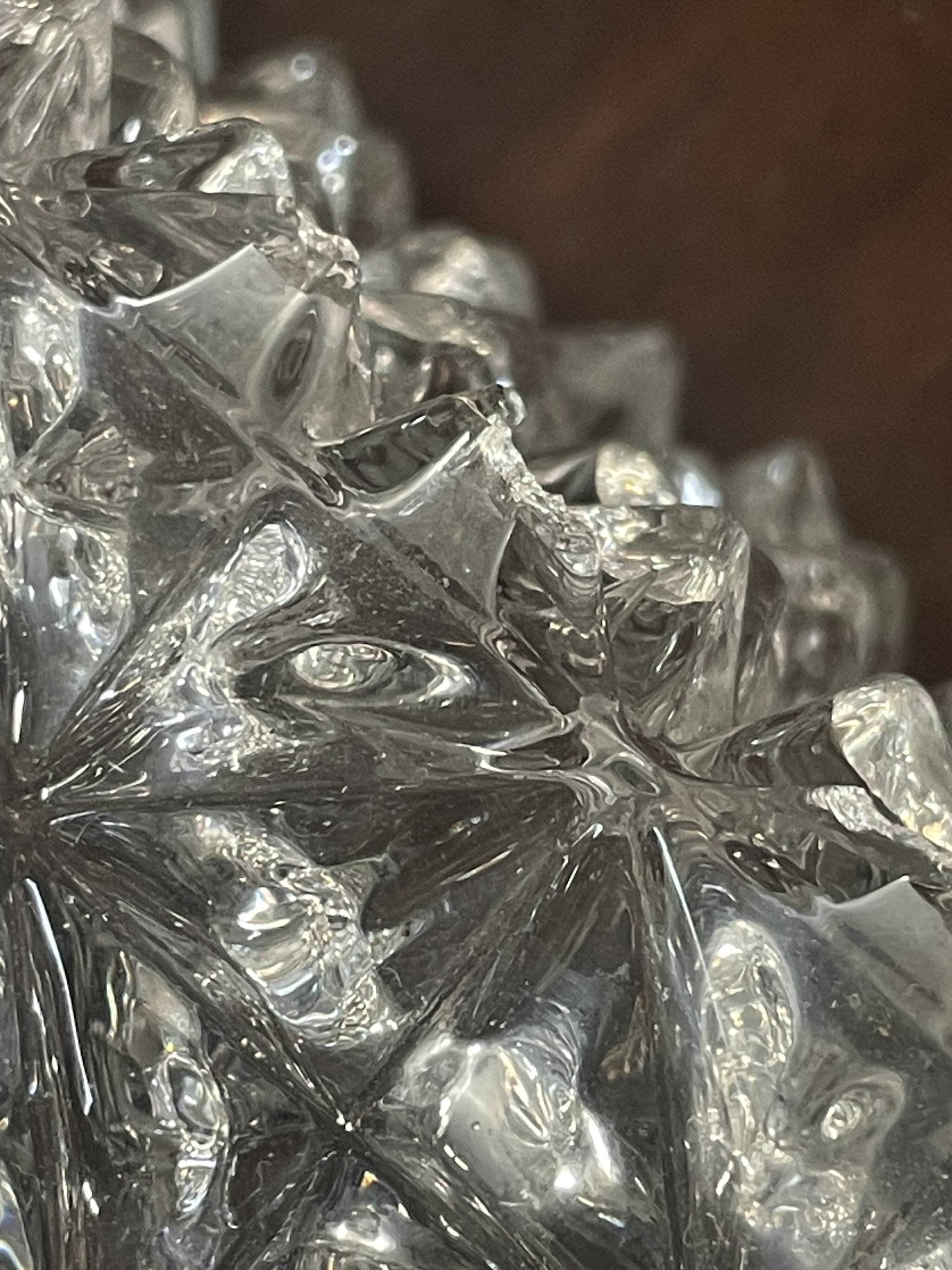 Vintage Erco glass and Bakelite wall light