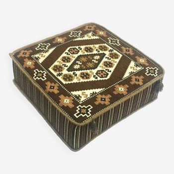 Bohemian brown floor couch table