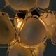 Gino Vistosi Murano glass chandelier with glass discs