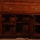Display Cabinet or Mahogany Bookcase with Secretary - 19th Century
