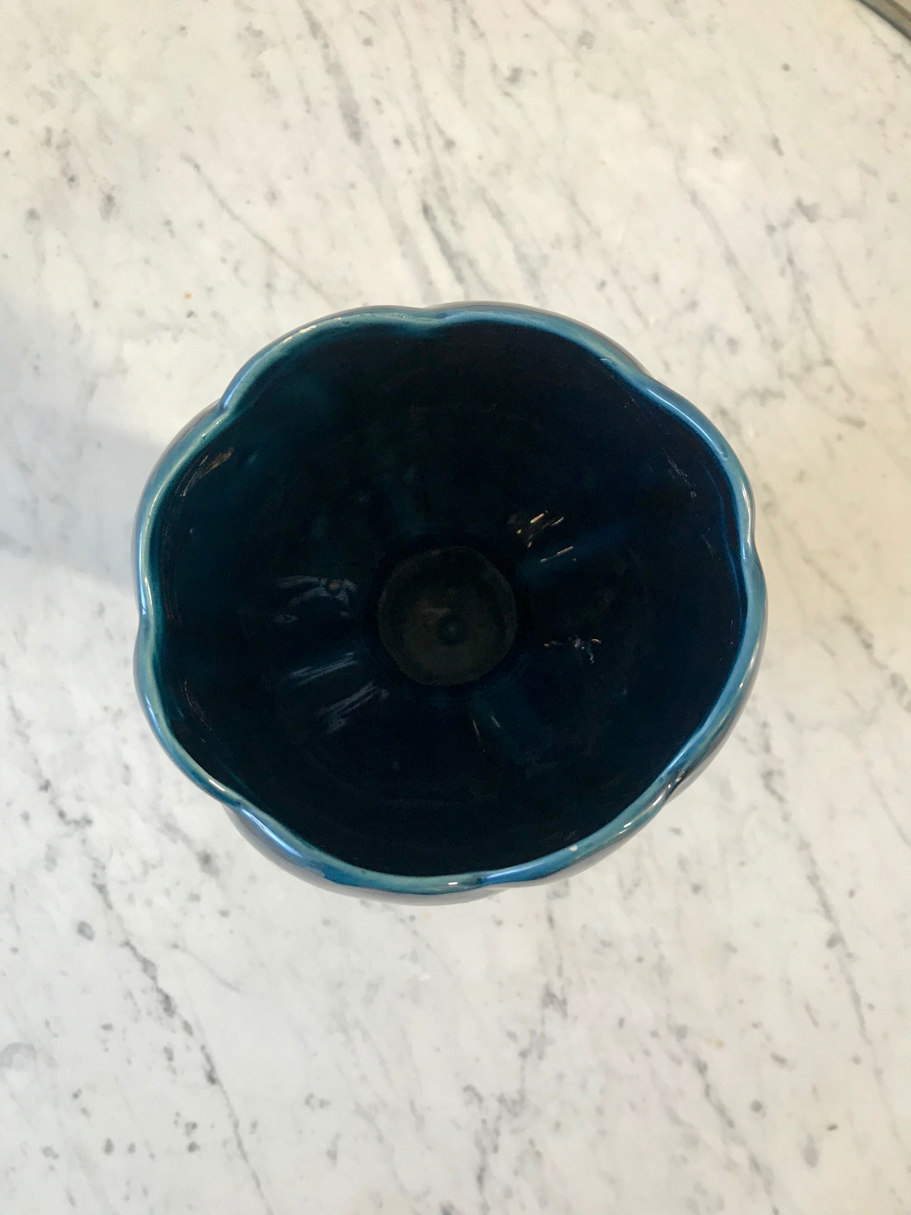 Vintage tulip flower vase