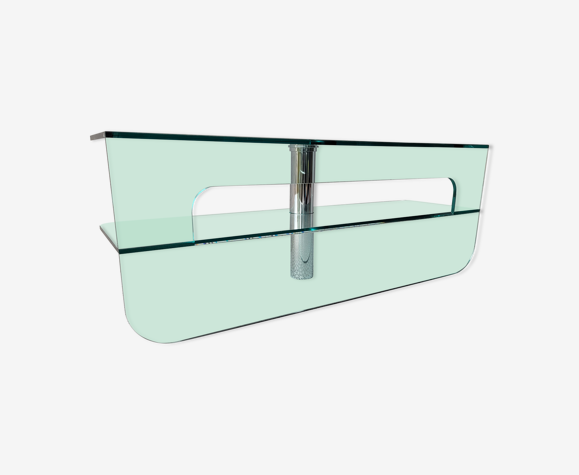 Console multimédia en verre exquise de Tonelli Design