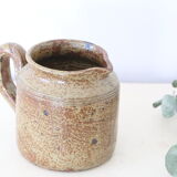 Pyrite sandstone jug, vintage
