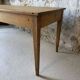 Antique wooden table with tapered legs – 200 cm