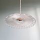 Art Deco pendant/portable lamp in clear glass, 1920s-30s