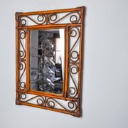 Bamboo mirror, Italy 1960
