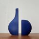 Postmodern minimalist vases from Bel Mondo, Italy, 1980s, set of 2.