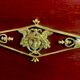 Empire style desk Return from Egypt, double-sided, mahogany, gilded bronzes