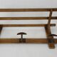 Wooden coat rack 3 hooks