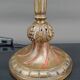 Large Art Deco lamp in gilded wood, France, circa 1920