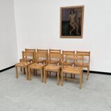 Sornay 80s beech chairs
