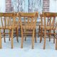 Ensembles de 6 chaises de bistrot