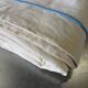 Antique linen sheet with JB embroidery