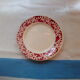 Assorted 8 ancient plates dominating red