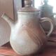 Old coffee maker teapot Pottery Ceramic stoneware Gustave Tiffoche