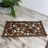 Rectangular cast iron trivet