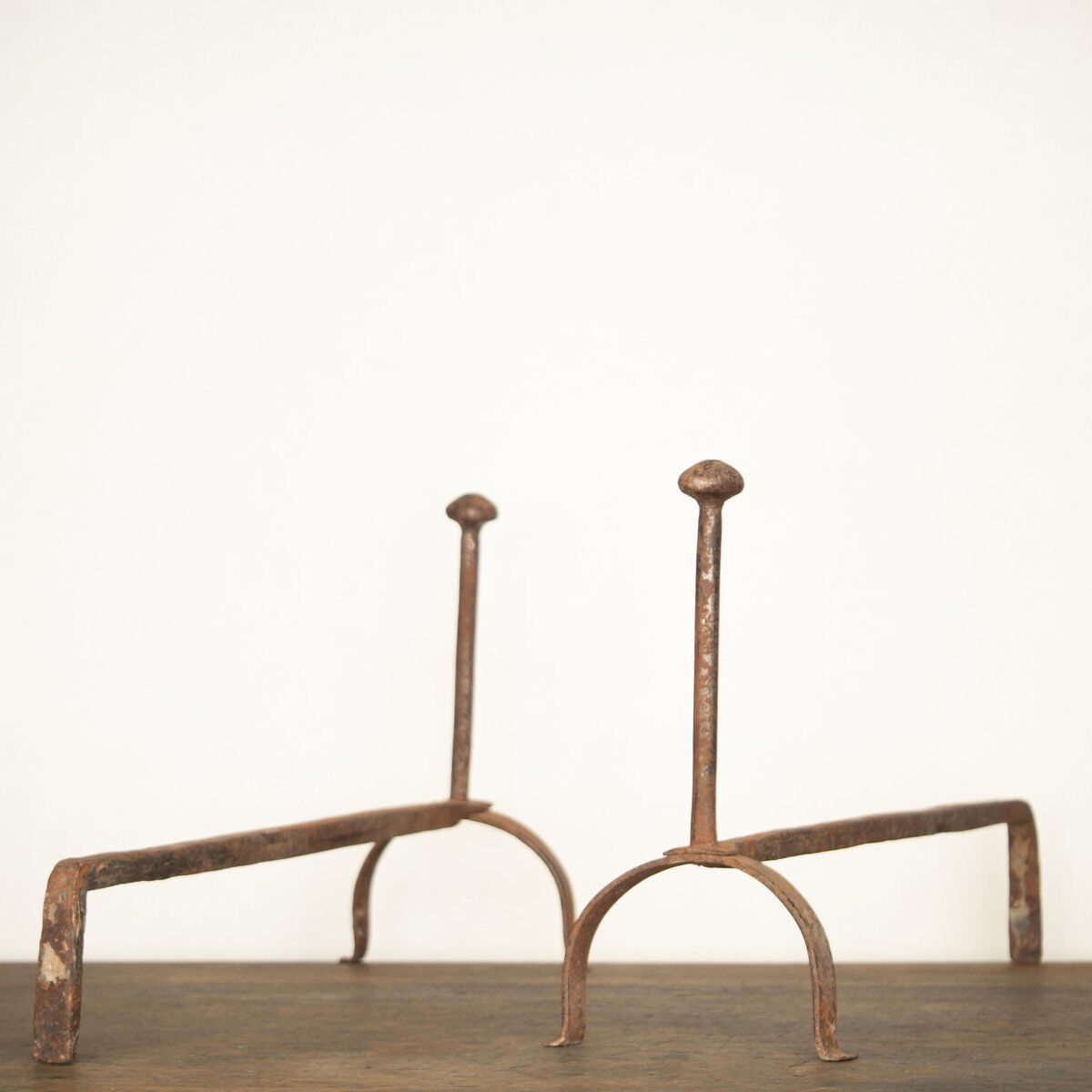 Brutalist armchairs, 1940s, set of 2