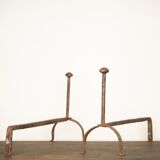 Brutalist armchairs, 1940s, set of 2