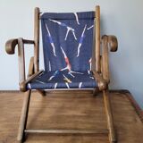 Antique folding chair, child
