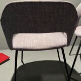 Duo of chairs barrel 1950