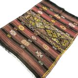 Oushak Handwoven Tribal Kilim Rug