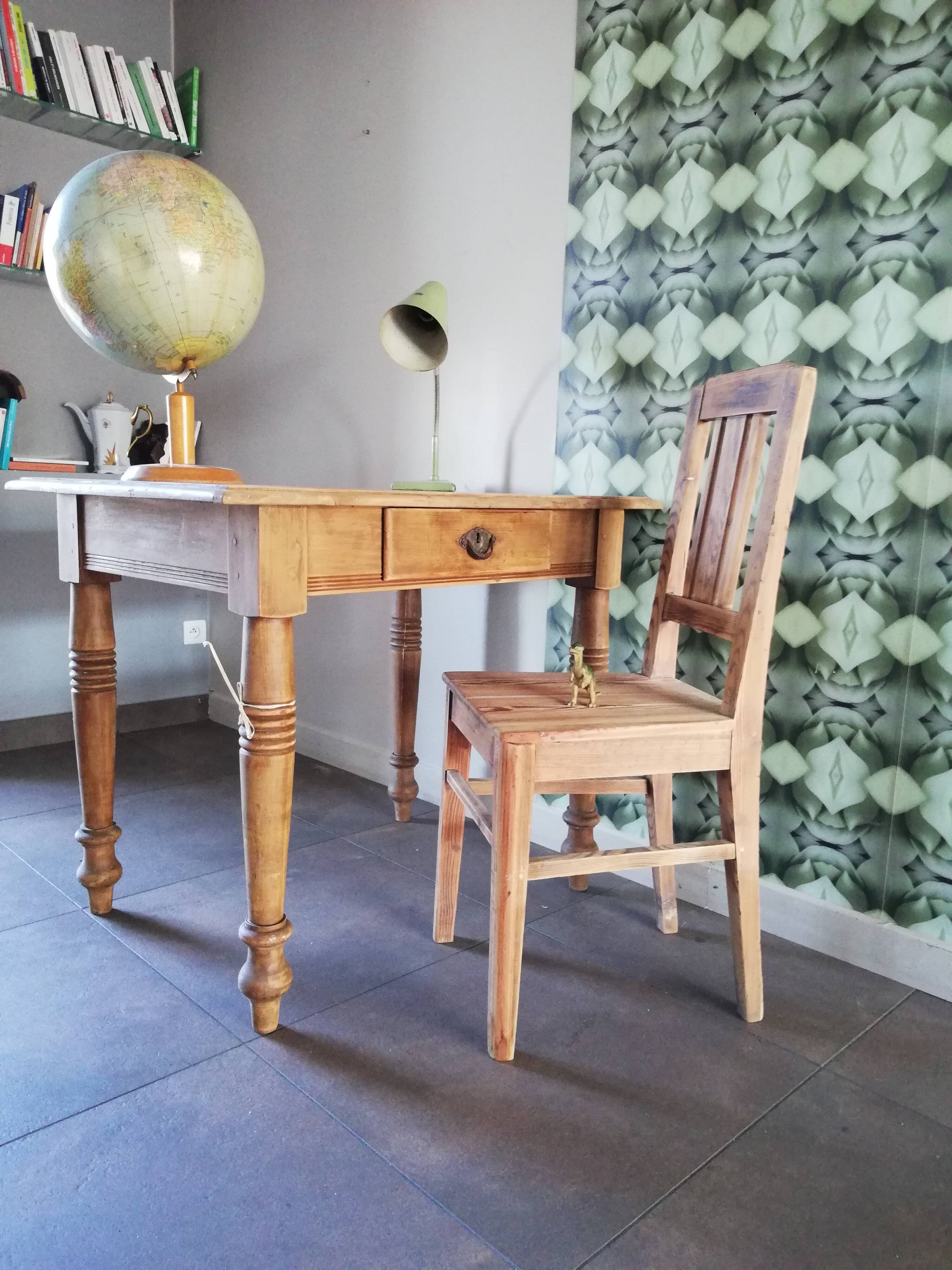 Vintage wooden chair, 50s