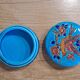 Antique box in Longwy enamels signed Nadia Finco