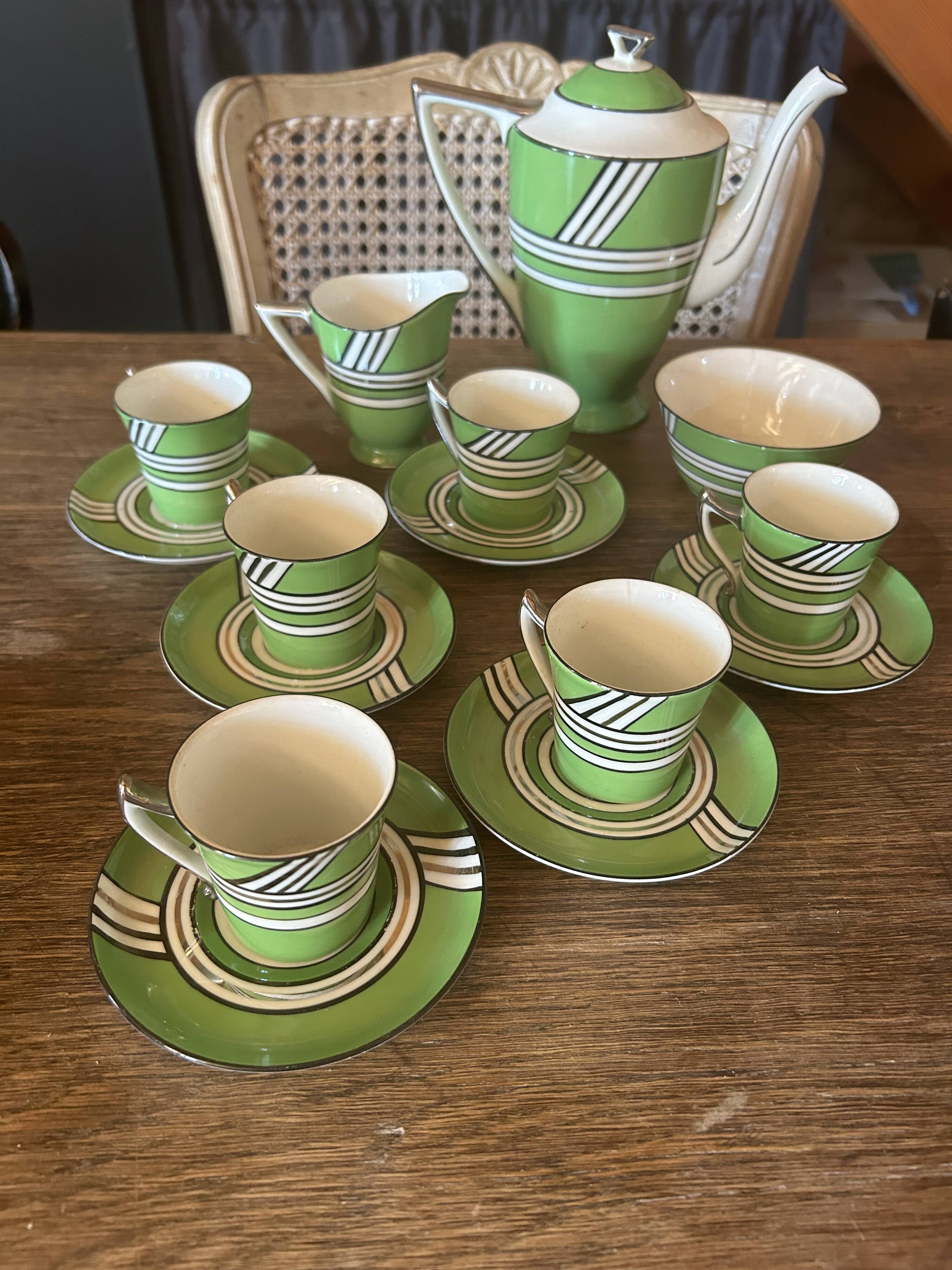 Schneider Art Deco tea service
