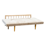 1970's German wooden sofa / daybed