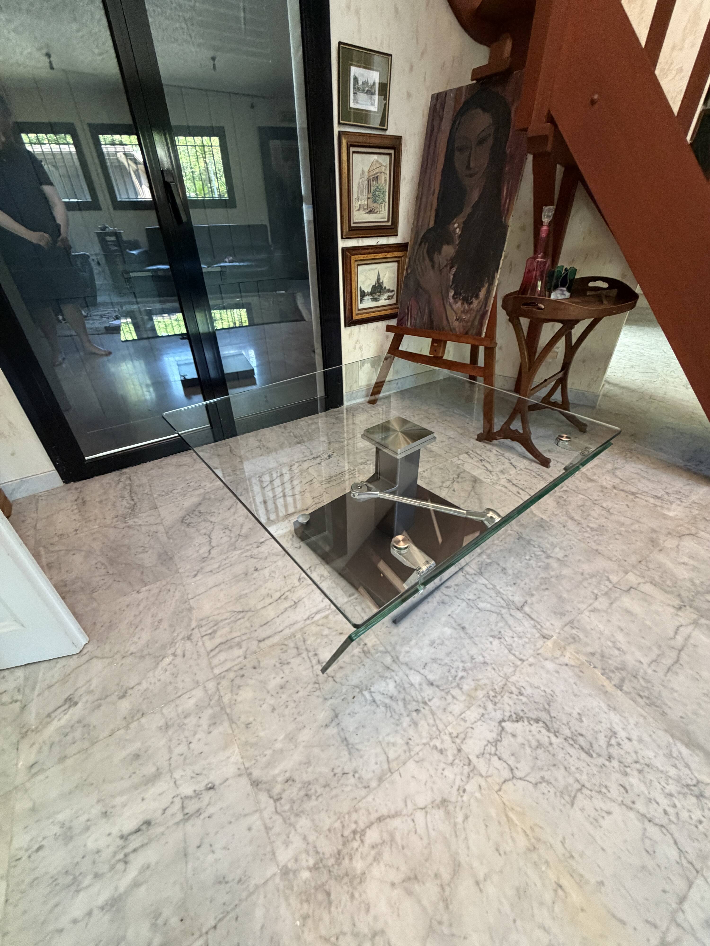 glass coffee table