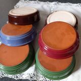Set of 6 ceramic casseroles