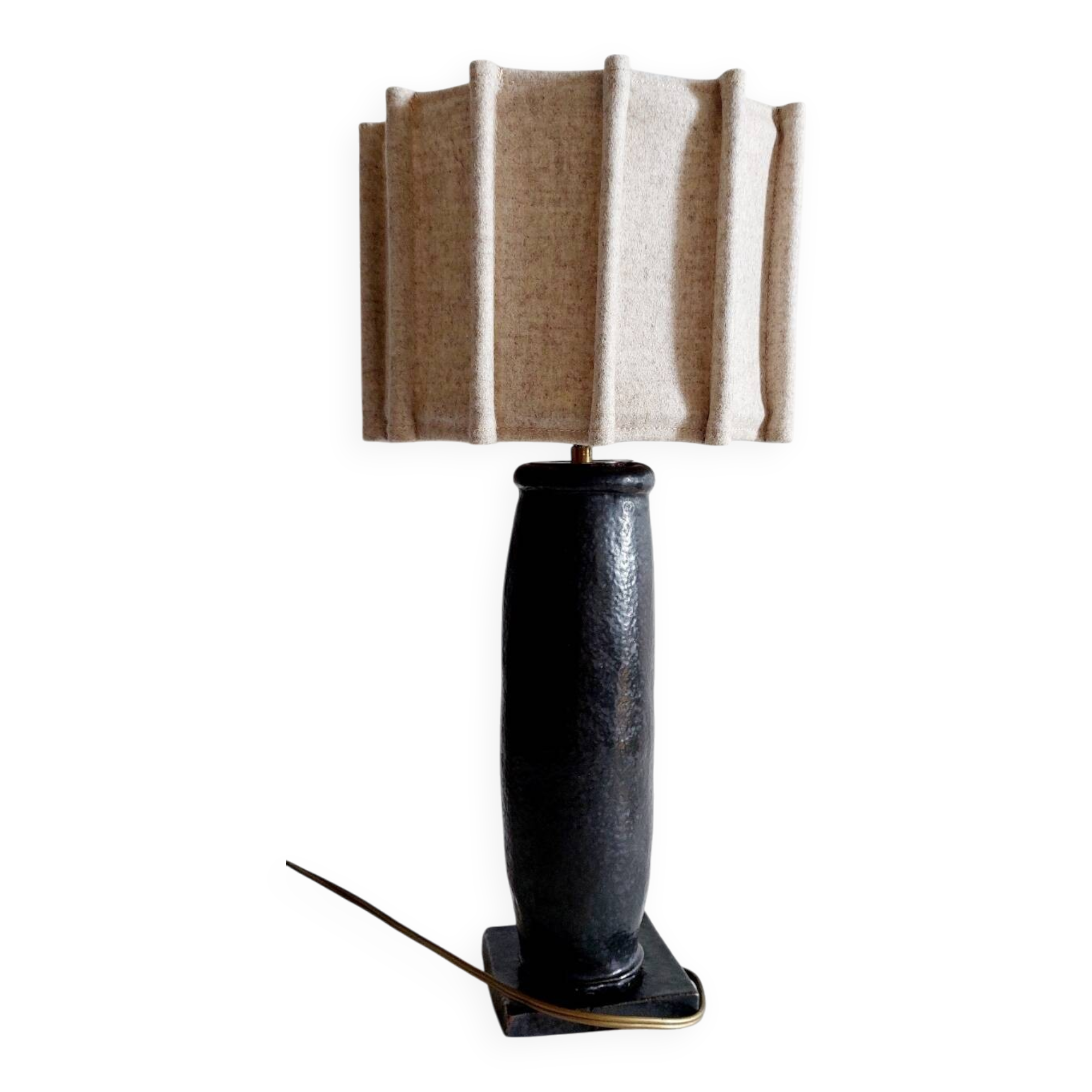 Vintage terracotta lamp